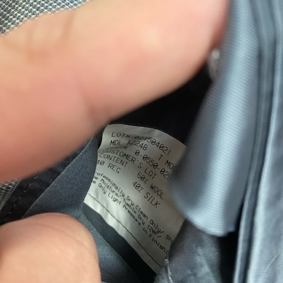 Hickey Freeman Blue & Grey Check Blazer 40R - Picture 6 of 7